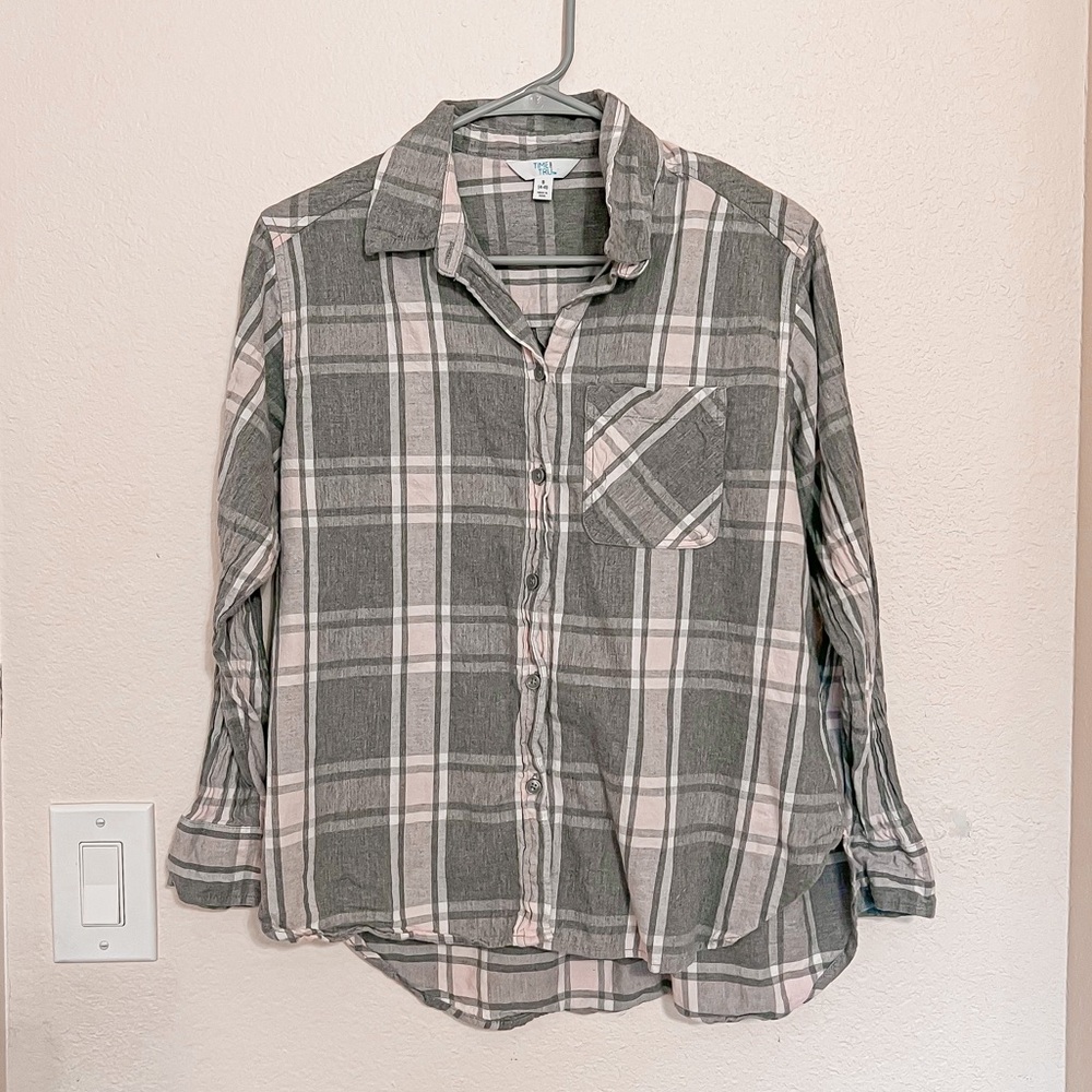 Plaid button up